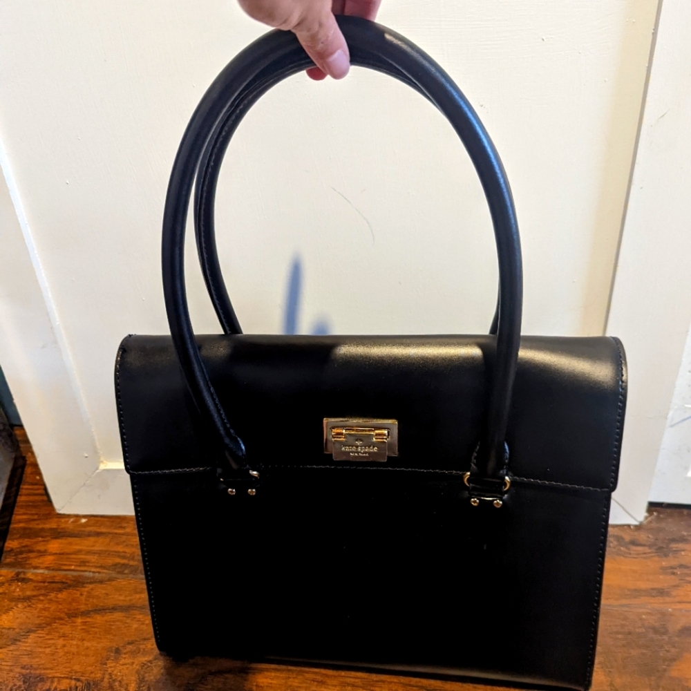 Kat spade black office bag